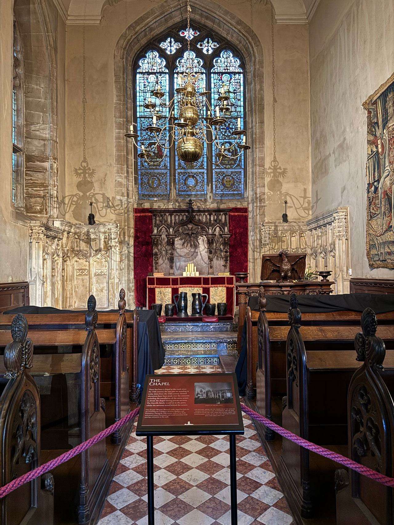 warwick castle chapel
