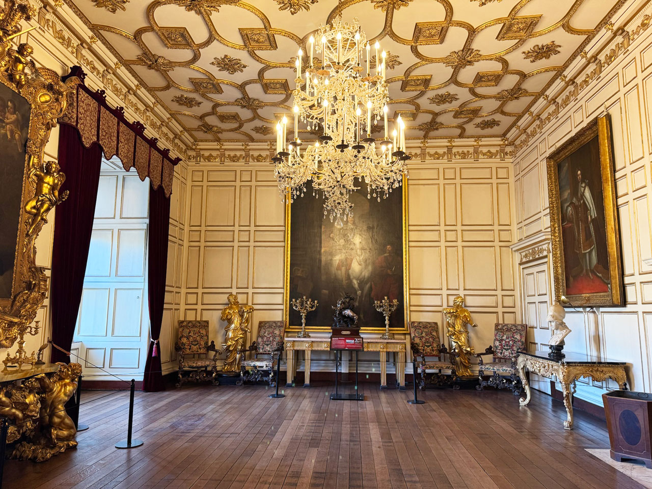 Warwick Castle dining room